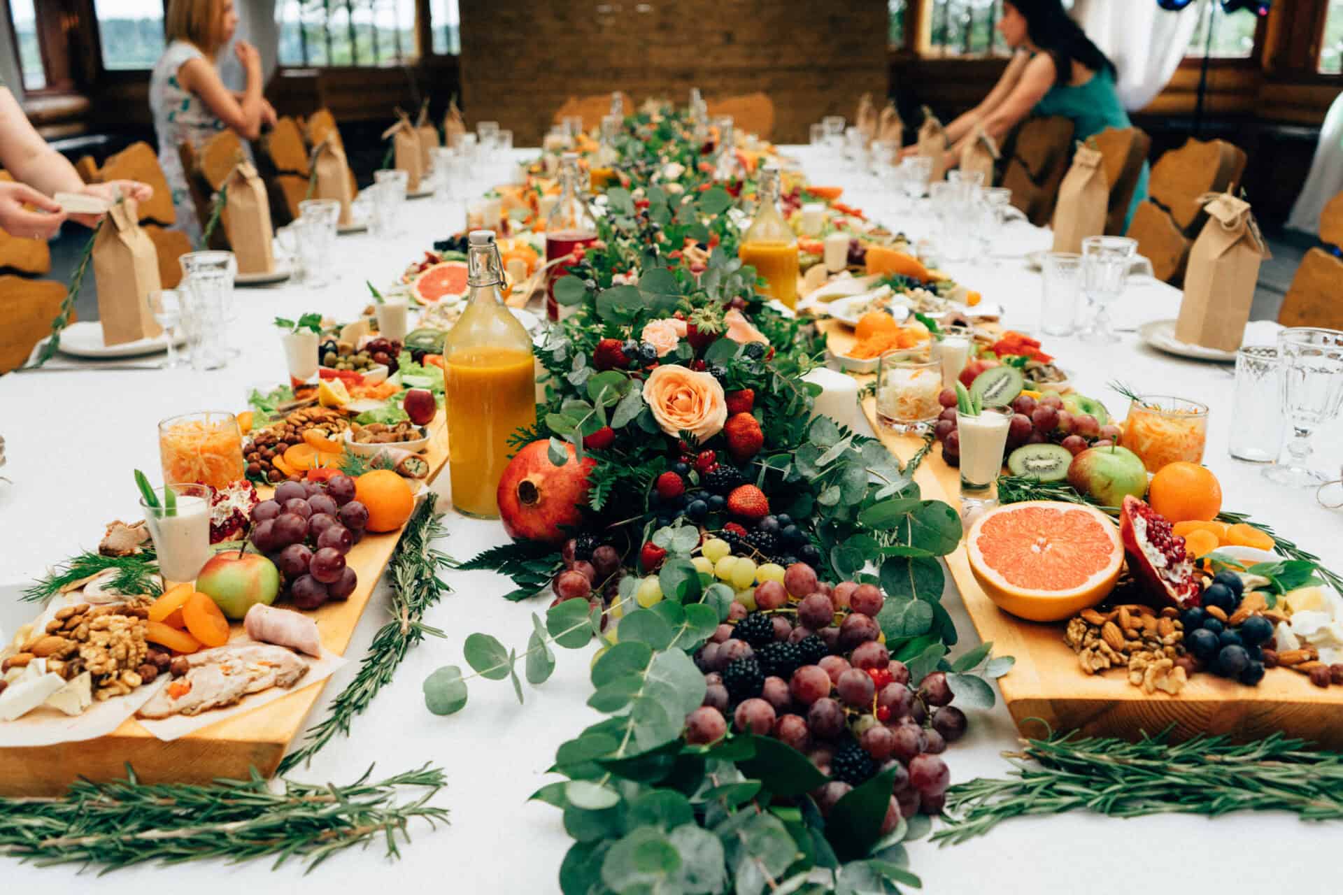Cotswolds wedding breakfast